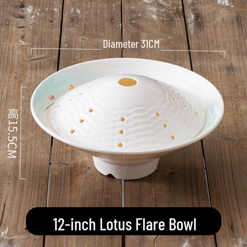 Qianxing Melamine Hot Pot Serving Plate