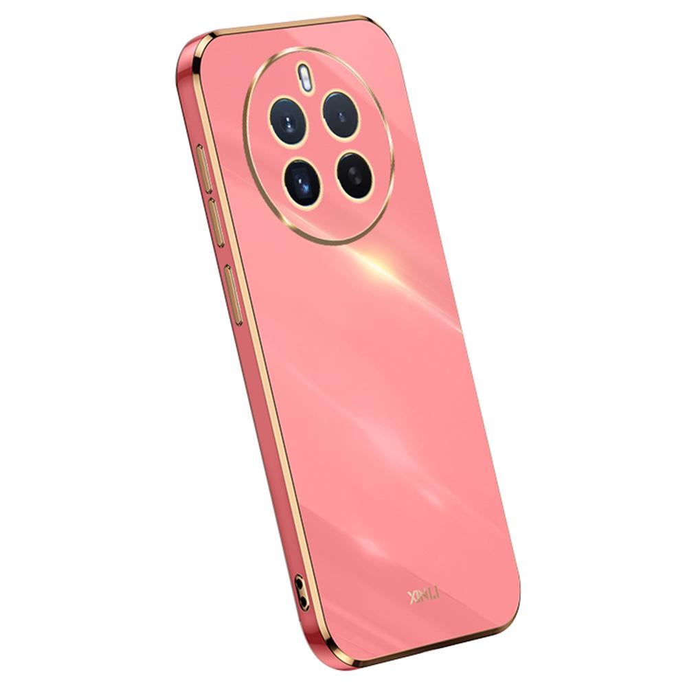 XINLI For Realme 12 4G/12+ 5G/Narzo 70 Pro 5G Case Bump Proof TPU Electroplated Phone Protector