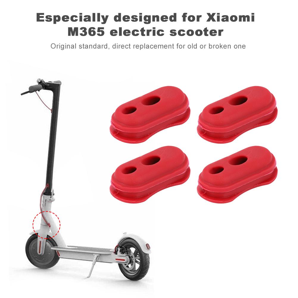 4 pieces rubber sve, original standard replacement parts for M365 electric scooter, with sy installation