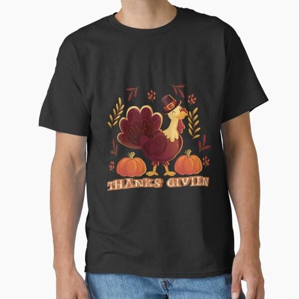 

Thanksgiving Pie Eater Classic T-Shirt T-Shirt Made in US/AUS Size S-2XL Unisex T-Shirt XXXL