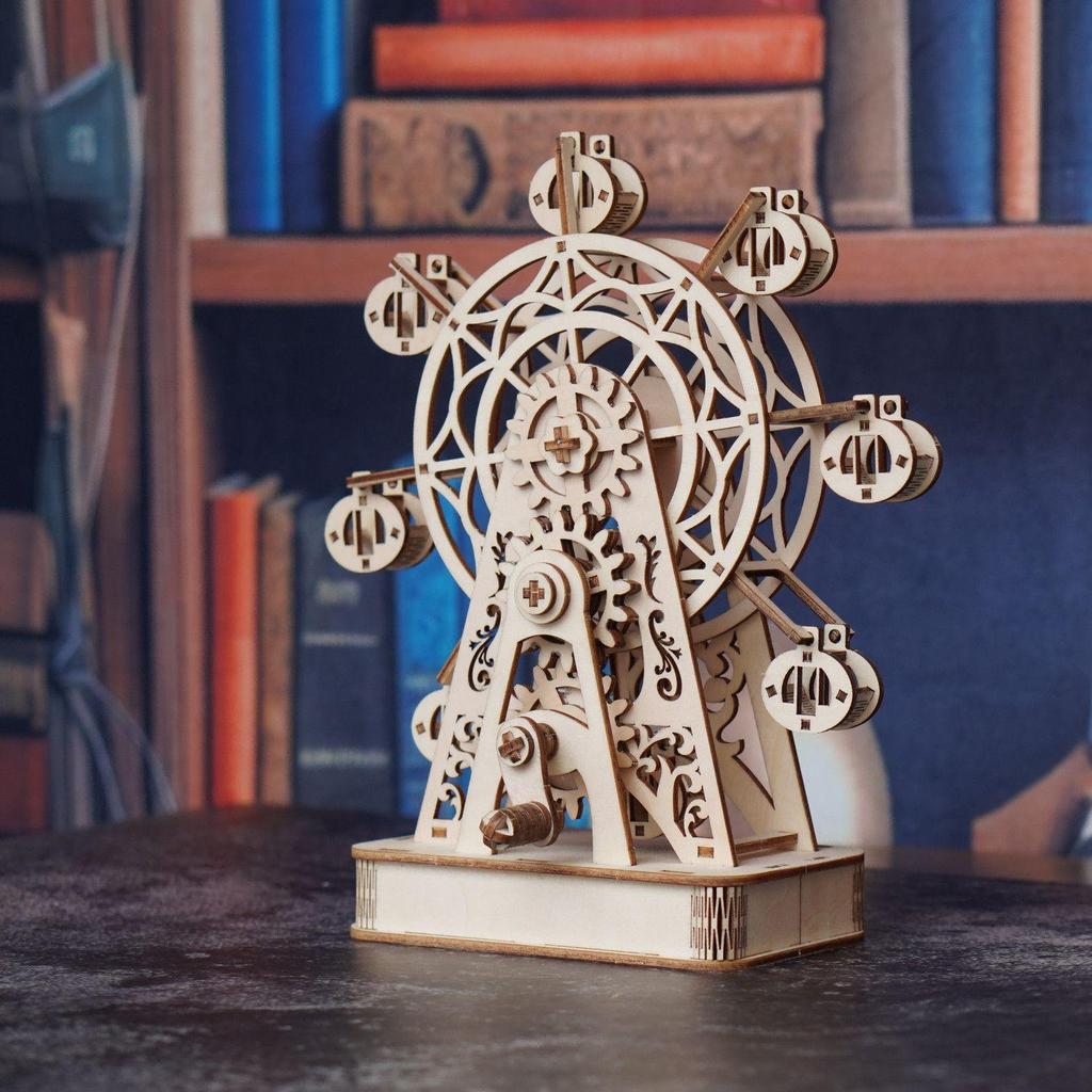 3D Wooden Puzzle DIY Model - Creative Kids & Adults Handcraft Gifts Set