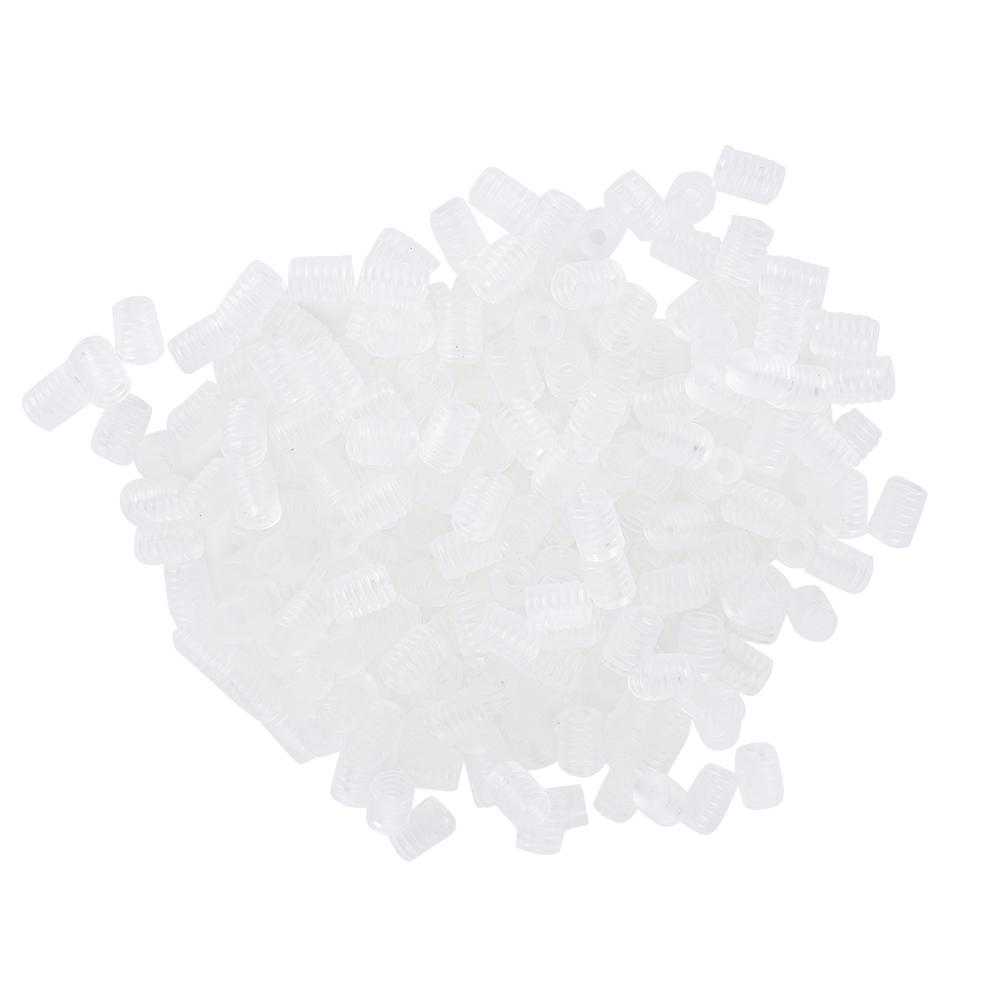 400Pcs Adjustment Buckle Silicone AntiSlip Face Cover Transparent Ear Band Rope Connectors