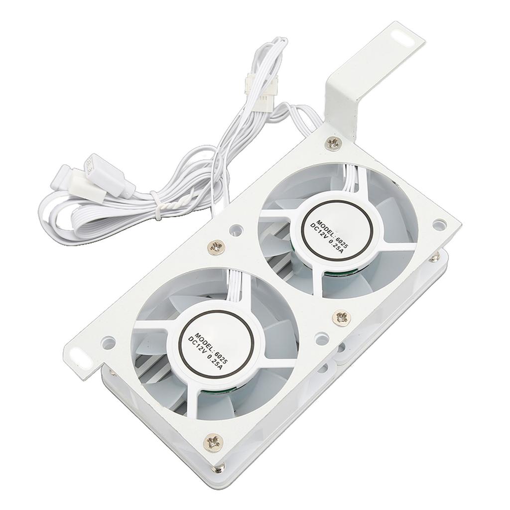 Memory Cooling Fan Double 6025PWM 1000 to 3000RPM 5V 3Pin Aura Sync ARGB Memory   for DDR DDR2 DDR3 DDR4 DDR5