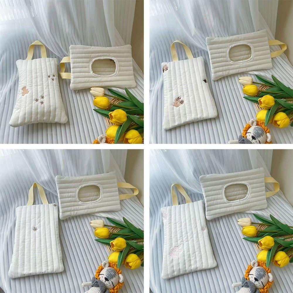 Refillable Wet Wipes Bag Reusable Tissue Box Flip Cover Wet Wipe Pouch  Baby Stroller Accessories