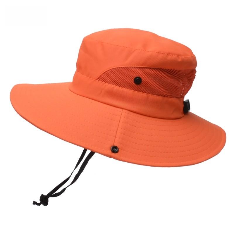 Summer Outing Hat For Women With Large Brim Sun Protection And Breathable Polyester Fabric