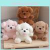 Soft Long Plush Dog Figurine With Keychain Loop For Birthday Gift And Collection