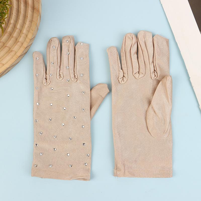 1 par skinnende kunstløphansker votter vaskbare hansker hurtigtørkende voksen skøyteoppvisning