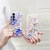 Colorful Embossed Effect Watercolor Flower Phone Case for Samsung Galaxy Z Fold 7 Shockproof Slim Camera Protection Back Cover