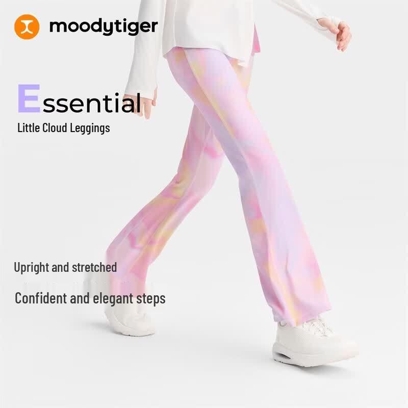 Moody Tiger Girls Gradient Flare Sports Leggings