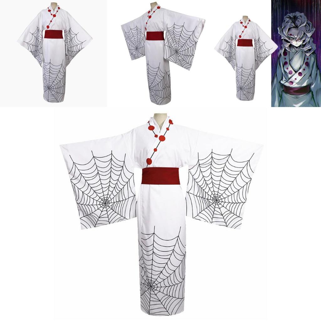 Demon Slayer Twelve Kizuki Rui Cosplay Costume Kimono For Anime Fans
