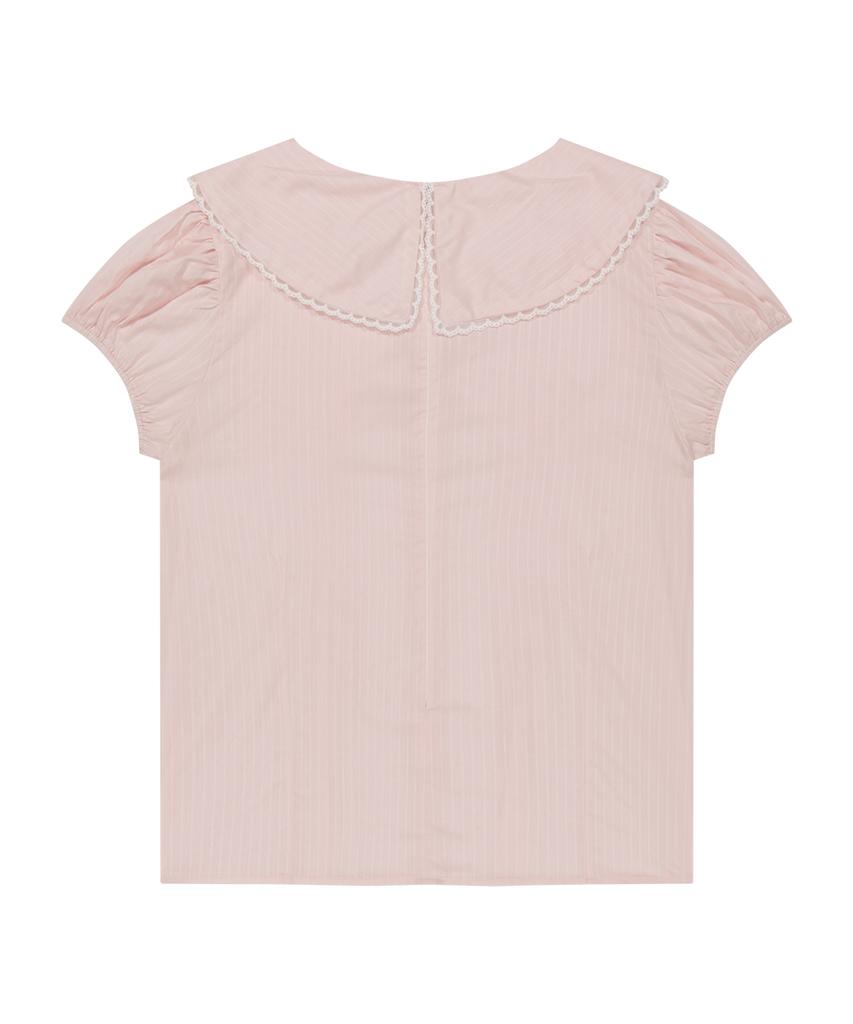 ILLIGO Sailor Bow Collar Blouse Pink