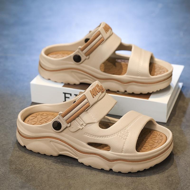 Summer Men's Sandals Outdoor Beach Slippers Comfortable Slides New Men Water Clogs Casual Shoes Garden Shoes Men Outdoor Sandals