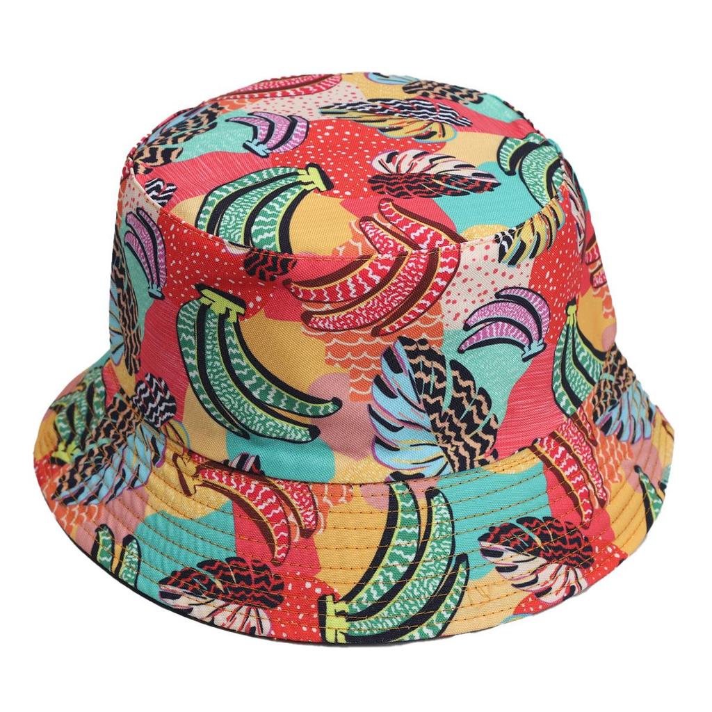 2026 Lemon Pattern Reversible Bucket Hat for Men & Women – Summer Sun Protection