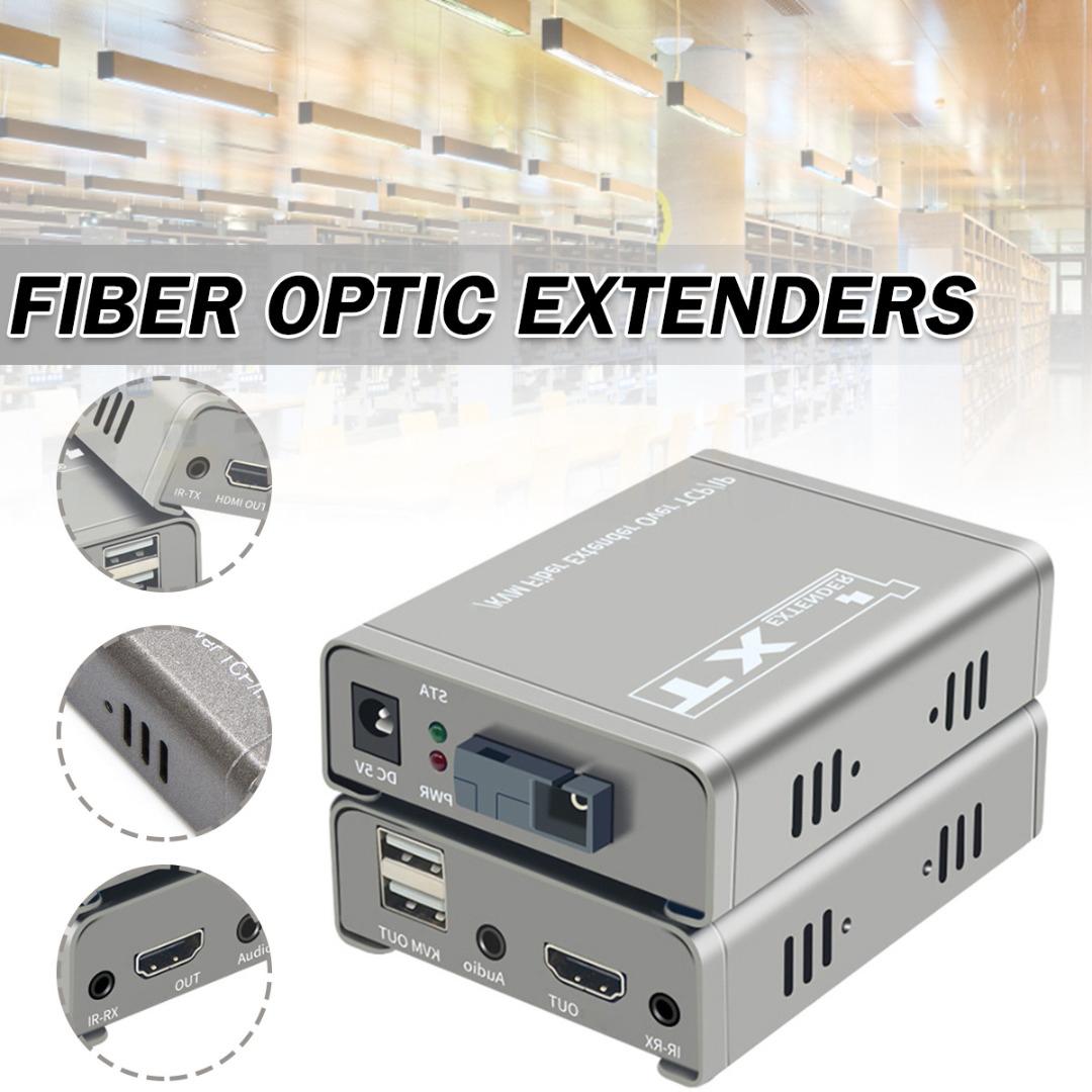 

PDTO 20 км HDMI KVM оптоволоконный удлинитель 1080P видео-аудио передатчик и приемник