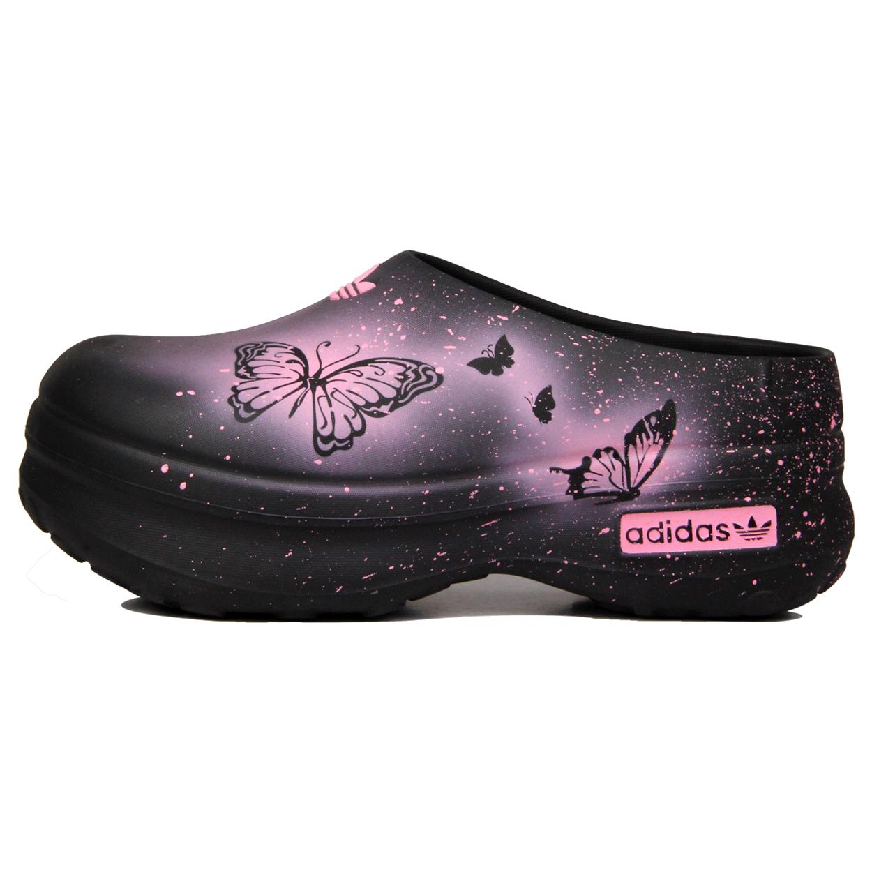 

Adidas Originals AdiFOM Stan Smith Mule Rubber Sole Abrasion Resistant Closed Toe Slippers Women s Black Pink IE4626(TeamJ-) 40½