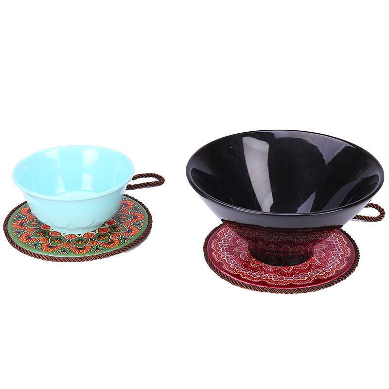 Ceramiczna podkładka pod garnek w stylu chińskim, chroniąca przed oparzeniami i zarysowaniami, na stół w jadalni