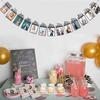 Yami COCU Grad Photo Banner - Congrats Graduate Banner - Party Supplies for Grad Party Bunting - Black