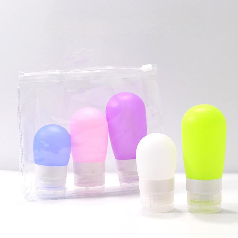 Essential Oil Pump Bottle Toiletry Traveling Suit Cosmetic Hosepipe Lotion Bottle Spherical Silica Gel Packaging Bottle