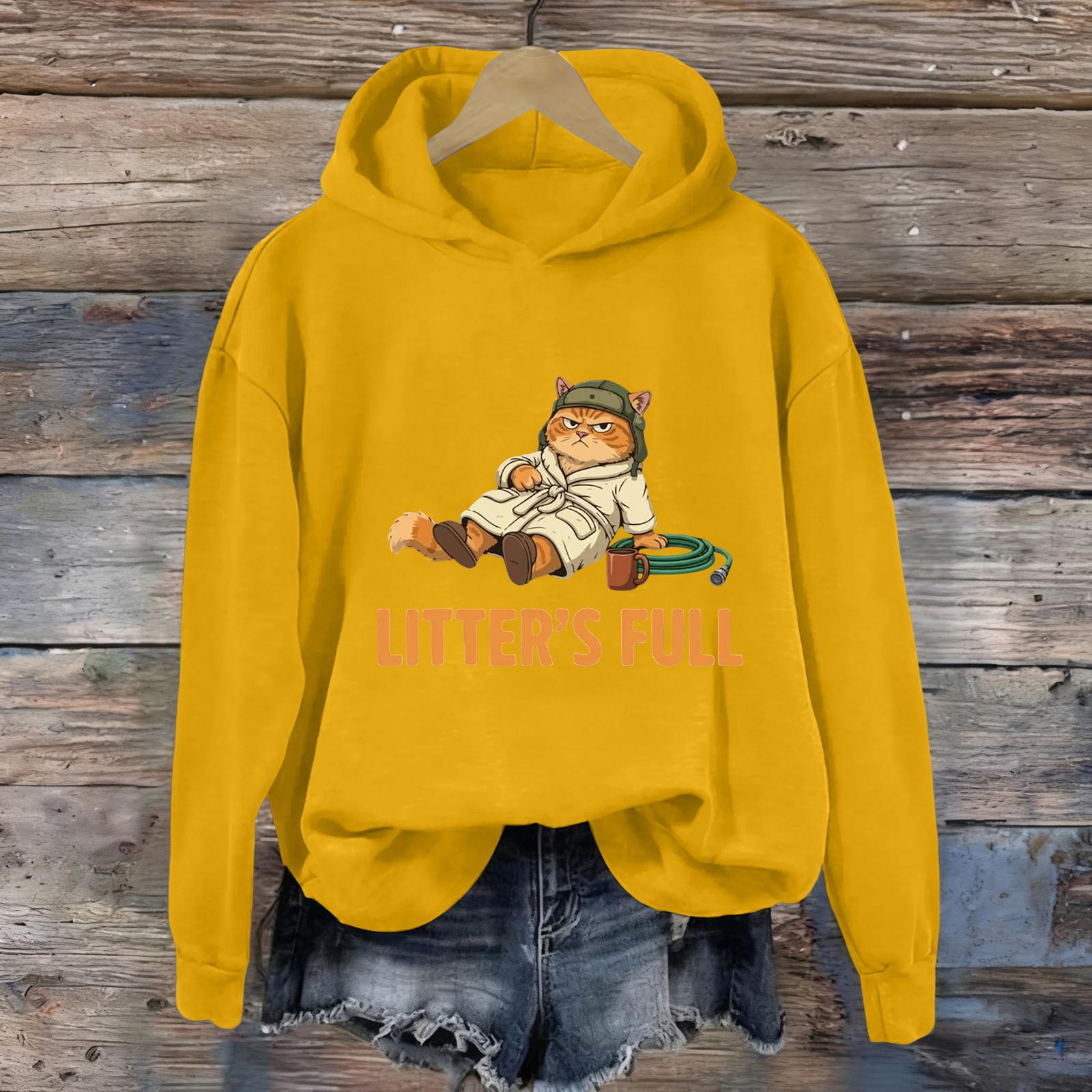 

Женская мода Повседневные универсальные толстовки на каждый день с длинным рукавом и капюшоном XL