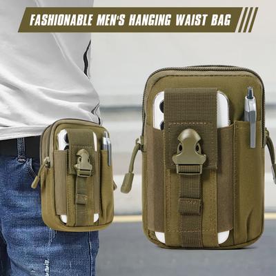 Sac Banane d'Extérieur Multifonctionnel Imperméable Camouflage Suspendu Sac Banane Militaire Tactique Sac de Ceinture Sac de Téléphone Portable de Voyage