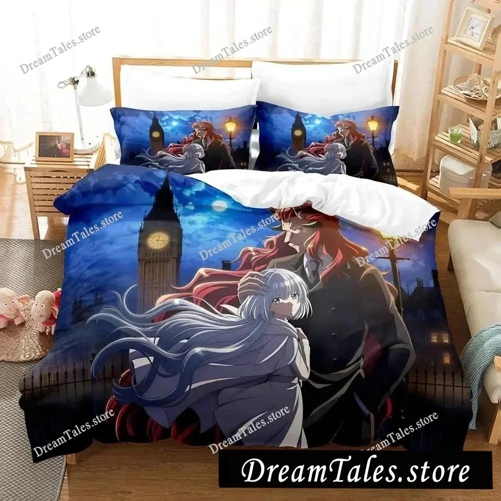 3D Anime The Tale of the Outcasts Bedding Set Duvet Cover Bed Set Quilt Cover Pillowcase Comforter King Queen Size Boys Adult