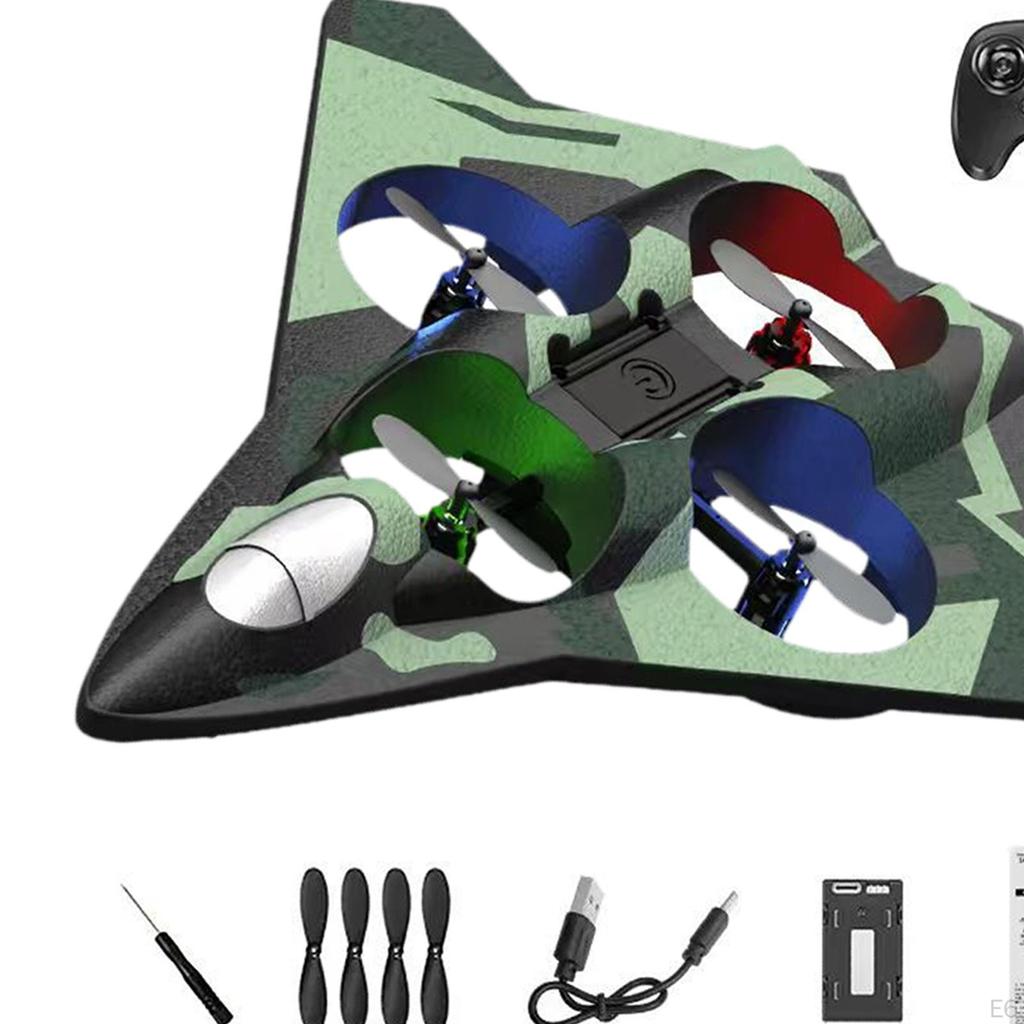RC Plane Fighter Jet Degree Flip Outdoor Toy Hobby Glider for Adults Children Beginners Teens Gifts