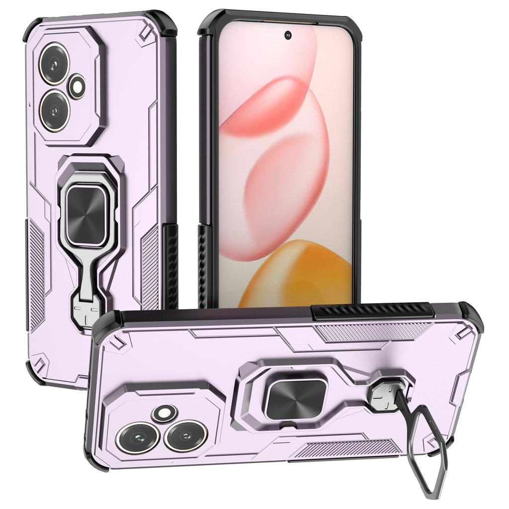 Pro Honor 400 5G (Globální) Pouzdro Otočný Prsten Stojánek PC+TPU Nárazuvzdorný Kryt na Telefon