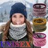 Fashion Soft Knitted Neck Warmer Scarf for Women Men Winter Face Cover Cold-Proof Thick Collar for Running Skating Hiking
