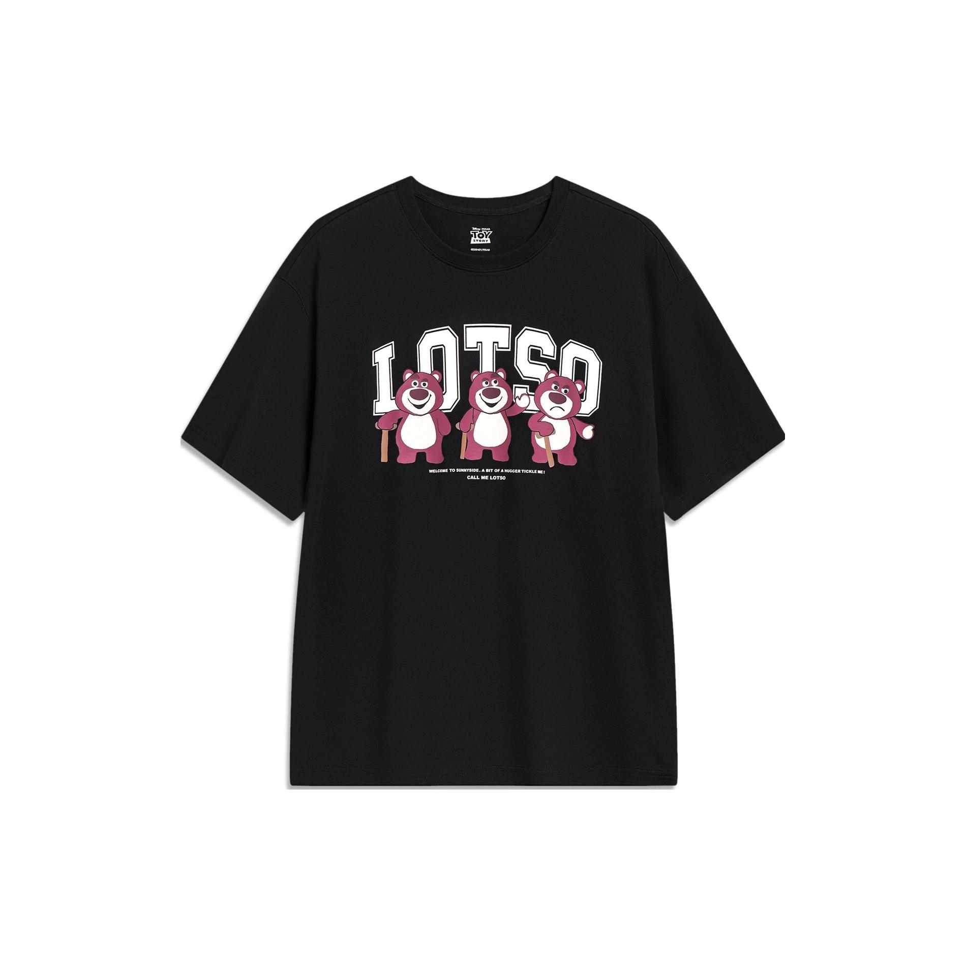 Li-Ning x Disney Toy Story Lotso Graphic T-shirt  Black  Men s AHST755-1 XL