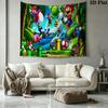 Mario Wall Tapestry Aesthetic Wall Hanging Printed Fabric Blanket Decorative Tapestries for Bedroom Living Room Home Decor