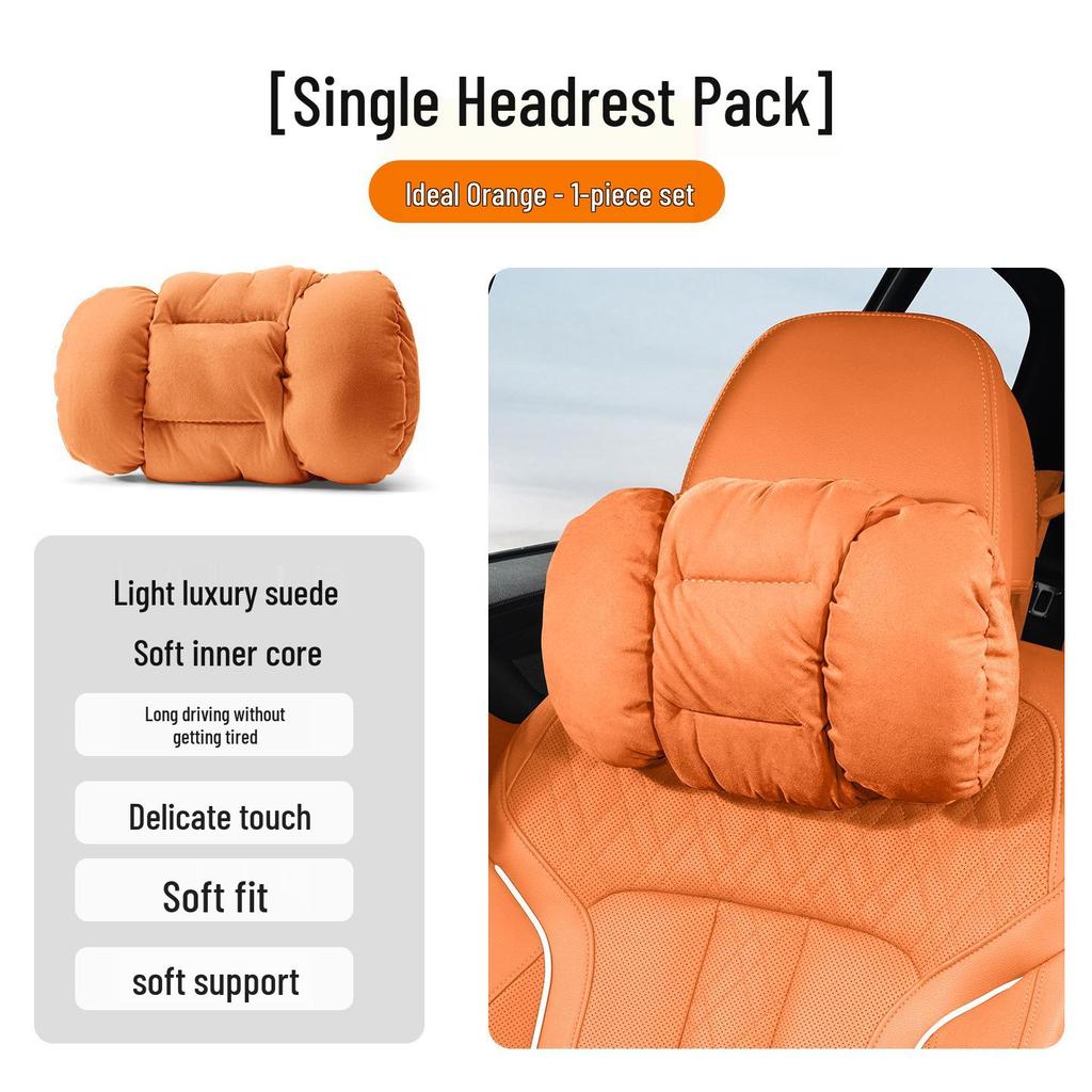 Honda Accessories: Flannel Headrests, Lumbar Supports, Neck Pillows for CRV, Fit, 11th Gen Civic, and Accord.