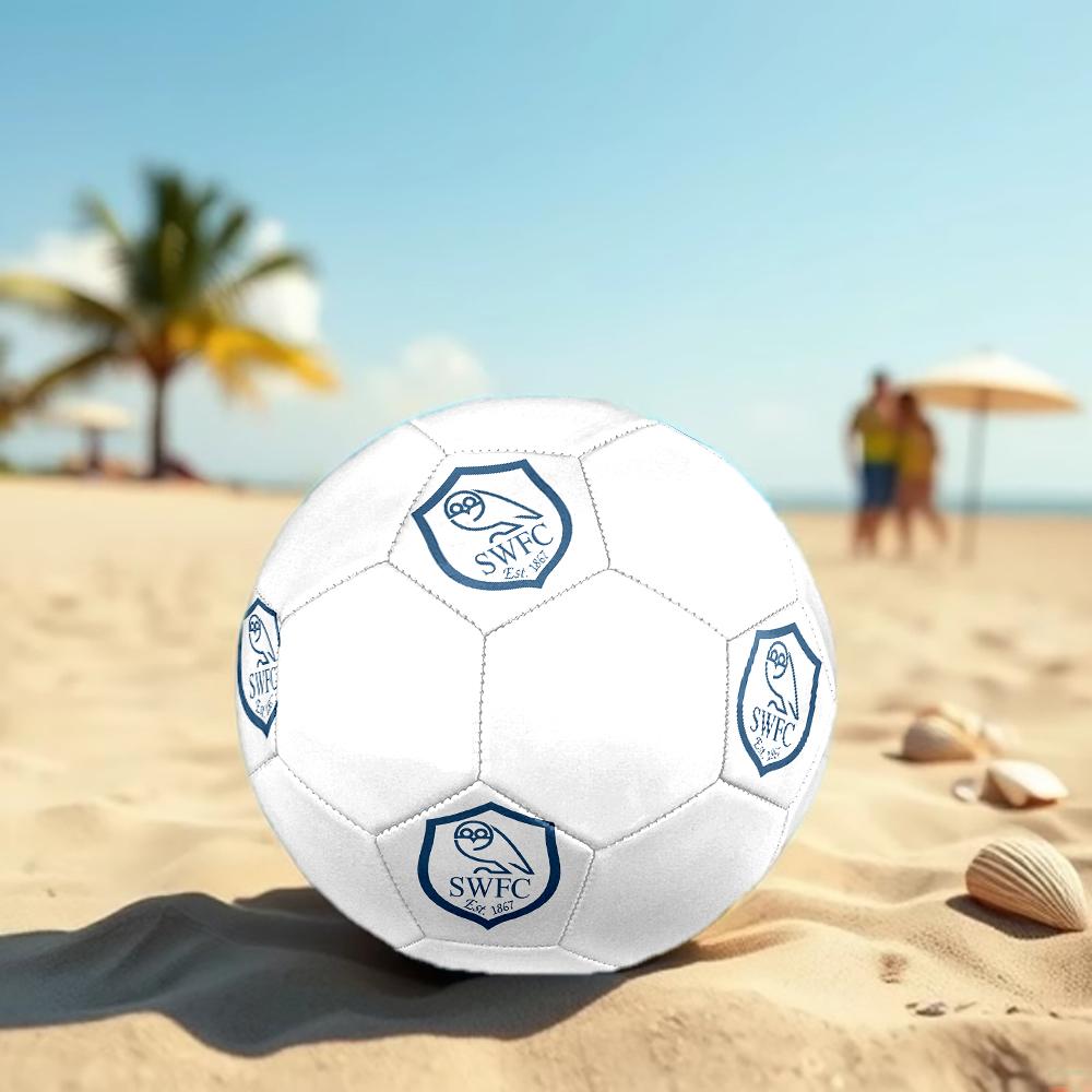Sheffield Wednesday FC Fußball, bunt, für alle Altersgruppen geeignet, maschinengenäht, PVC-Material, Wettkampfqualität, langlebig und mit hohem Rückprall