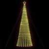 Vidaxl Stożkowa Choinka Z Lampek, 1028 Ciepłych Białych Led, 403 Cm