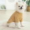 Solid Color Dog Knitting Sweater Cozy Pet Pullover Fashionable Cat Vest  Autumn Winter Season
