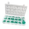 180-270pcs O-Ring Repair Kit Types of Durable Green Rubber Sealing Rings for Automotive Air Conditioning Compressor Complete Set