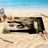 Two Towers: Shadows Rise Personalized Text Beach Towel High Absorbency & Quick-Dry Perfect for Traveling Yoga Camping and Swimming