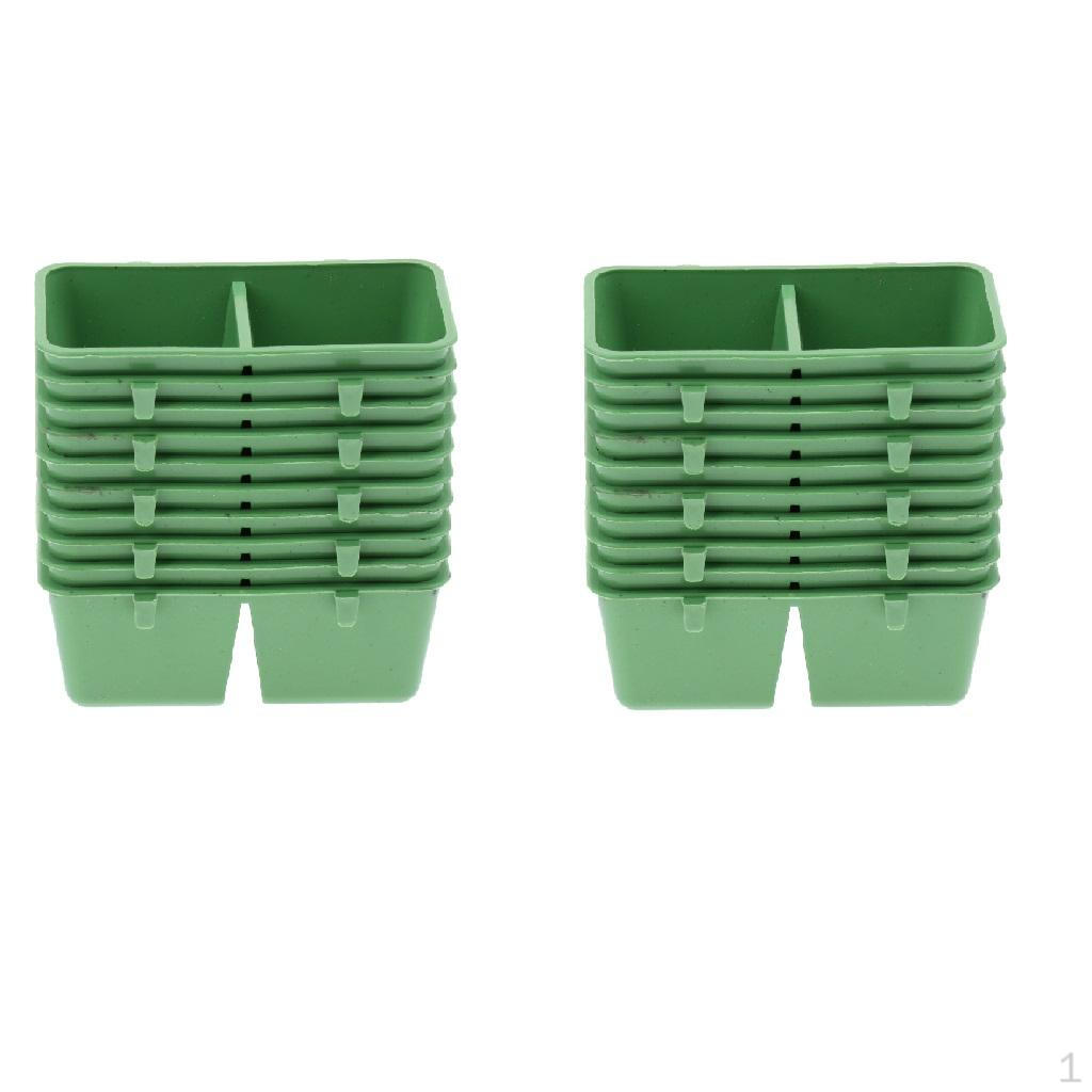 

20 Pack Bird Parrot Feeding Cups Cage Bowl Water Food Dish Feeder