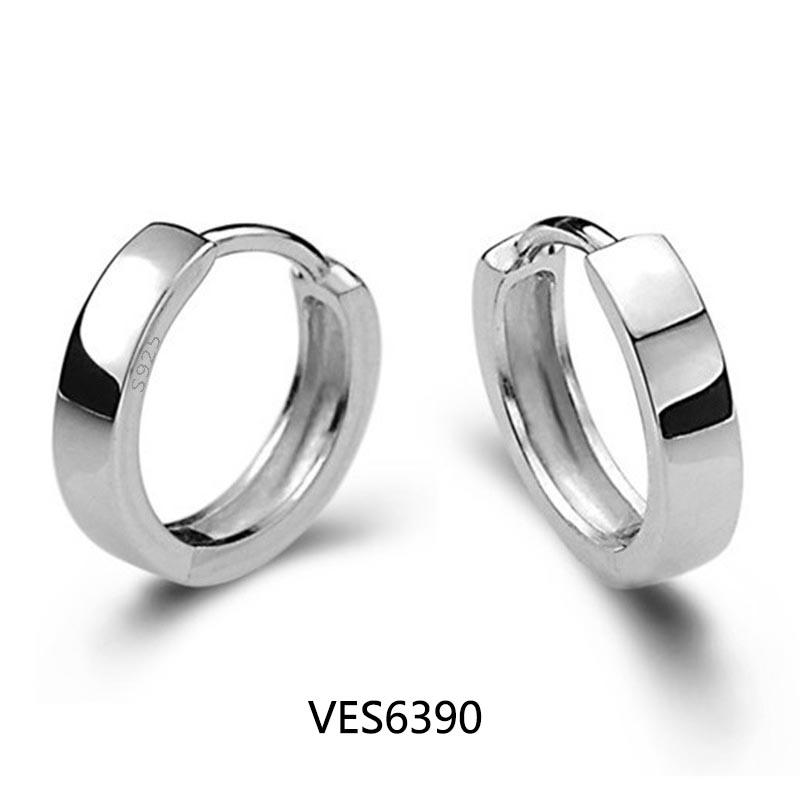 

XIYANIKE Silver Color Prevent Allergy Small Stud Earrings Hoop for Women Wedding Couple Trendy Geometric Handmade Paety Jewelry
