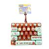 Cartoon Mechanical Keyboard Fidget Toy Pendant Stress Relief Clickable Keys Decompression Toy Backpack Keychain Hanging Ornament