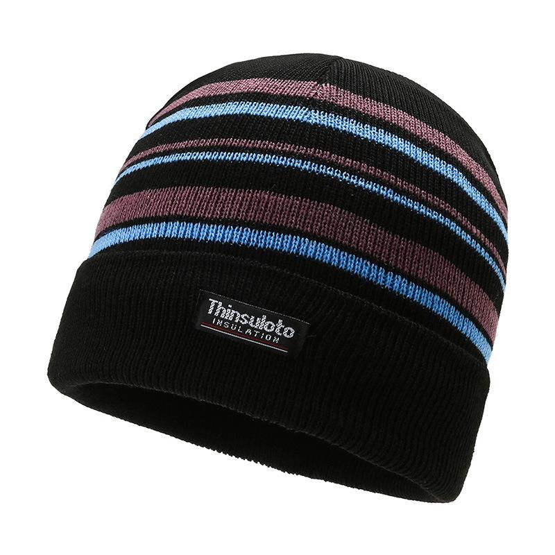 Шапки осенние и зимние новые шерстяные шапки для мужчин и женщин флисовые теплые — фото 4