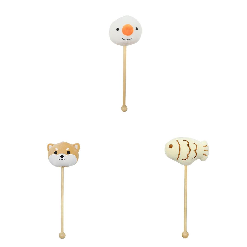 Happy Animals Massage Stick With Plush Cover For Relaxation And Stress Relief