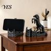 Smooth Line Phone Holder Portable Mobile Holder, 3D Printed Horse-Shaped Design Tablet Stand Stable Stand, Lines Desktop Decoration