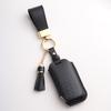 Customized Leather Car Key Cover Is Suitable for Handmade High-end Key Bag Shell Buckle Cowhide for Kia Commercial Vehicles