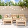 Vidaxl 5-Piece Garden Furniture Set, Solid Pine Wood