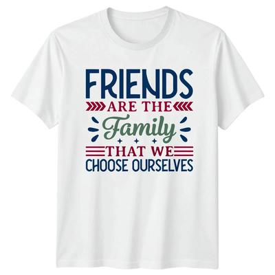 Friends Are The Family That T-Shirt Friendship Gift For Him And Her