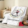 Sparta Rotterdam Print Flannel Blanket, High Quality Comfortable for All Seasons, Home Decor, Warmth and Comfort, Perfect for Christmas Gifts