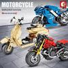 Senbao Little Lamb Harley Motorcycle Building Blocks - Ducati-Compatible Toy Model for Children