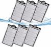 GOZILLA 6 Pack Aquarium Filter Cartridges, 3-Layer Aquarium Filters Replacement Plates, Turtle Tank Filter Sponges with Activated Carbon