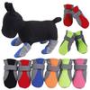 4Pcs Anti-slip Pet Dog Shoes Soft-sole Pet Footwear Cute Pet Sandals  Summer