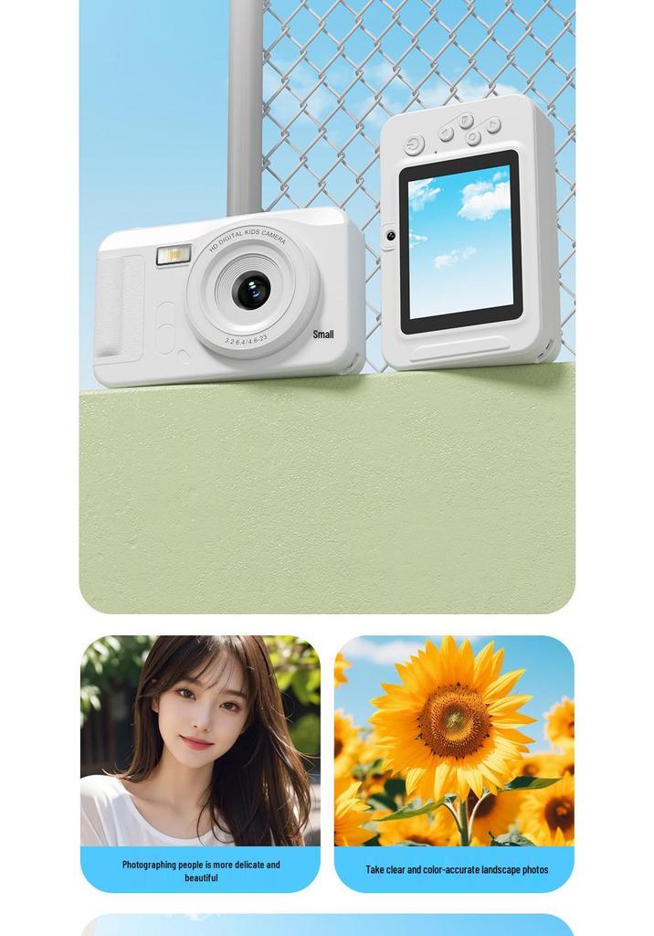 Student-Friendly 2.4-inch HD Dual Lens Digital Camera